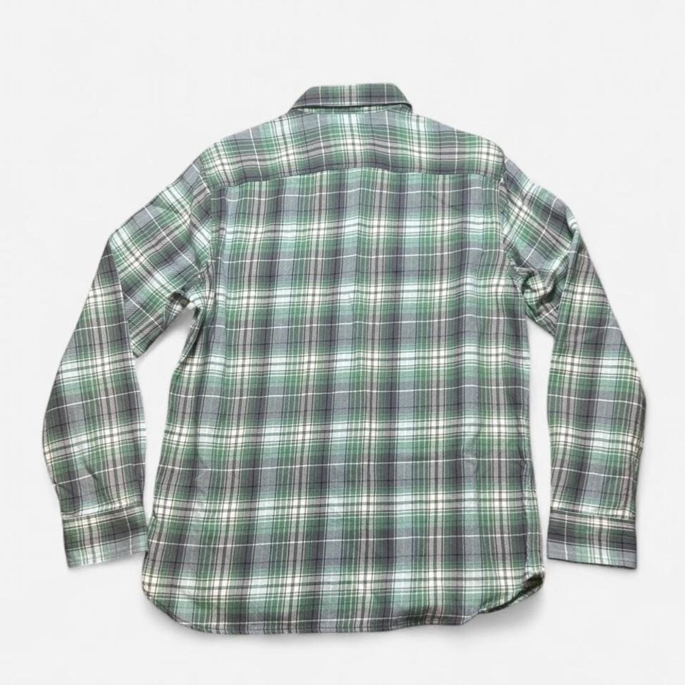 NWT Vineyard Vines Twill Utility Flannel Aqua Haze Size Small - Picture 4 of 6